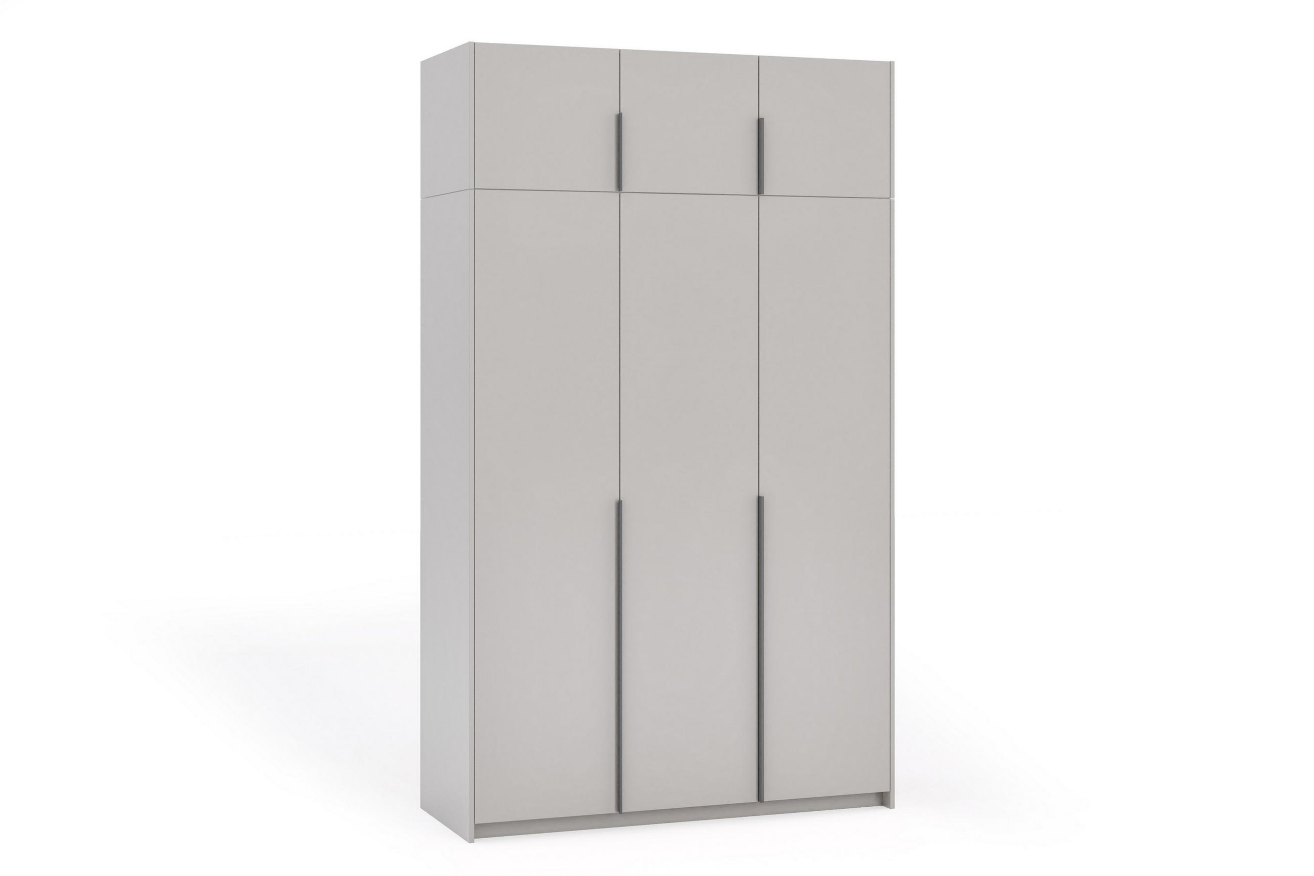 DREHTÜRENSCHRANK AMARA 148/250/58cm 3-türig Kaschmir - Kaschmir, Holzwerkstoff (148/250/58cm) - MASSENO
