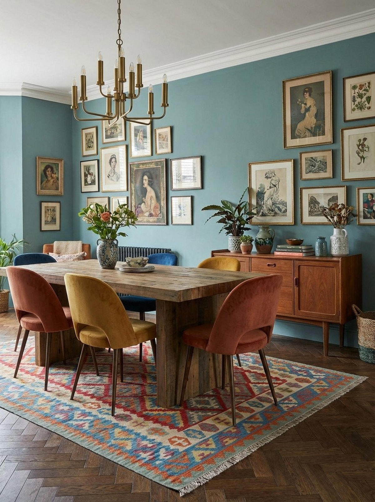 HANDWEBTEPPICH Kelim Gashgai Rot 354/261 cm Schurwolle - Rot, Textil (261/354cm) - Looma