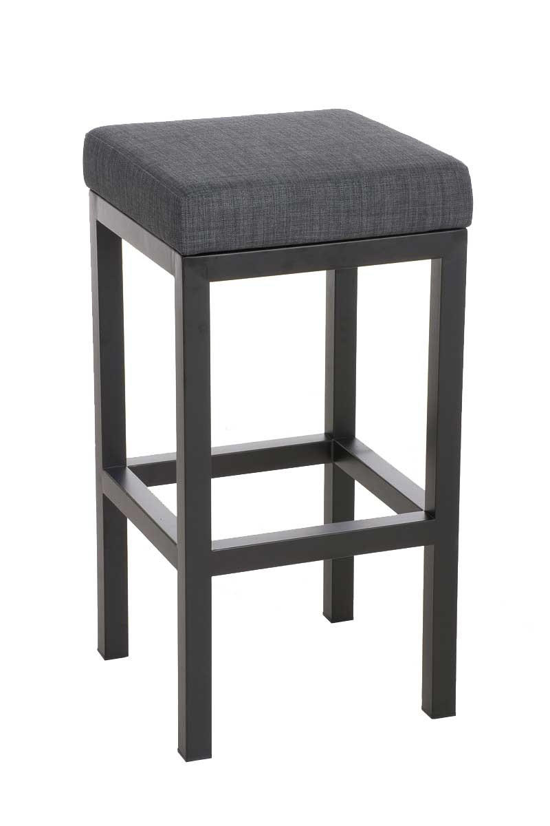 Deluke Barhocker Dunkelgrau 41x80x41 cm