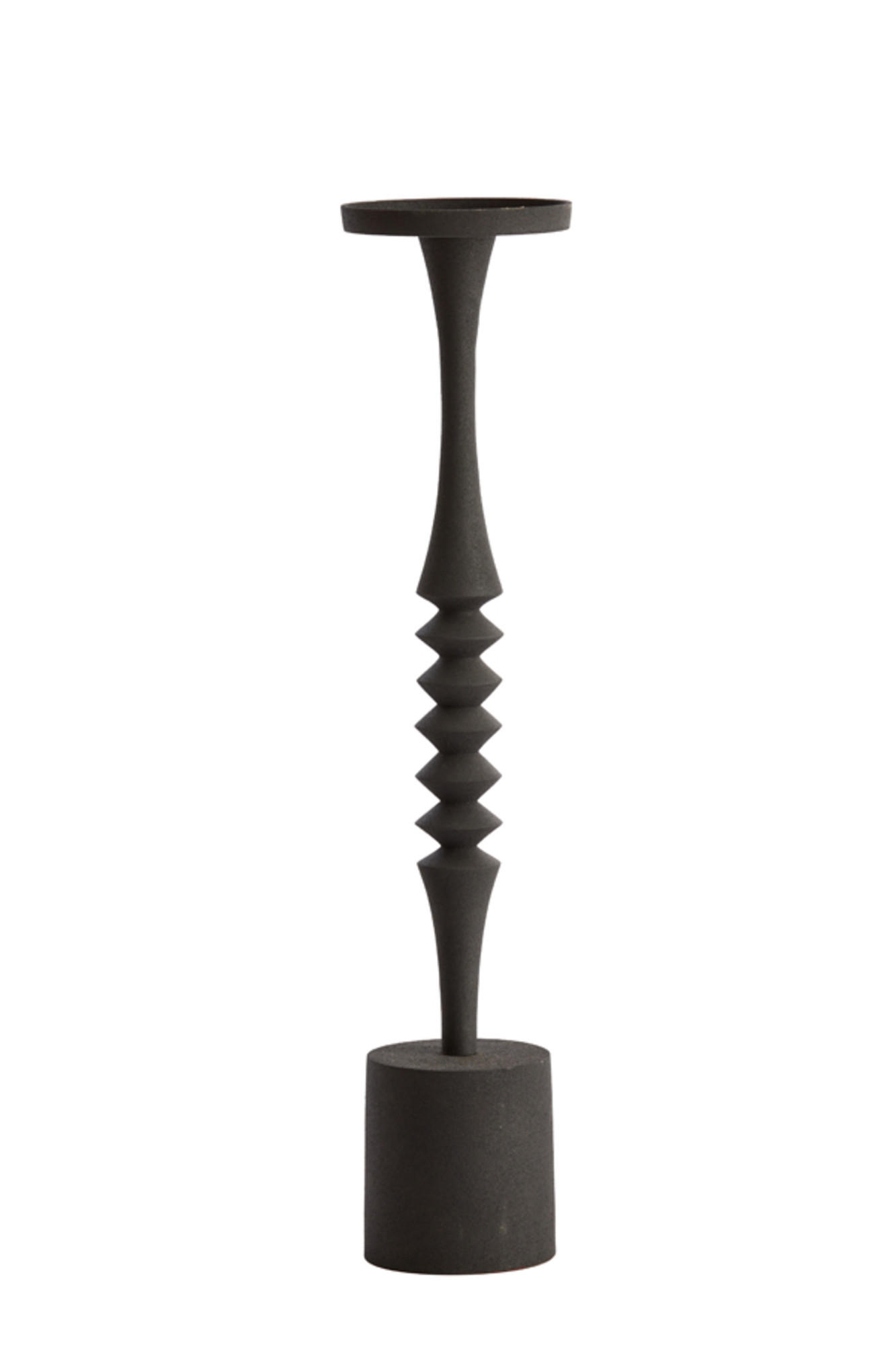 KERZENSTÄNDER MISTRY - Schwarz - Ø11x51cm - Schwarz, Metall (11/51/11cm) - Light & Living