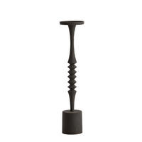 KERZENSTÄNDER MISTRY - Schwarz - Ø11x51cm - Schwarz, Metall (11/51/11cm) - Light & Living