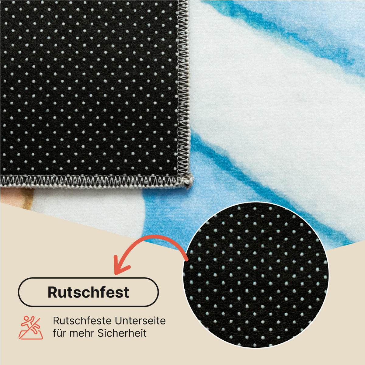 KINDERTEPPICH KIDS Creme Elefant 140/200 cm - Creme, Textil (140/200cm) - Tapiso