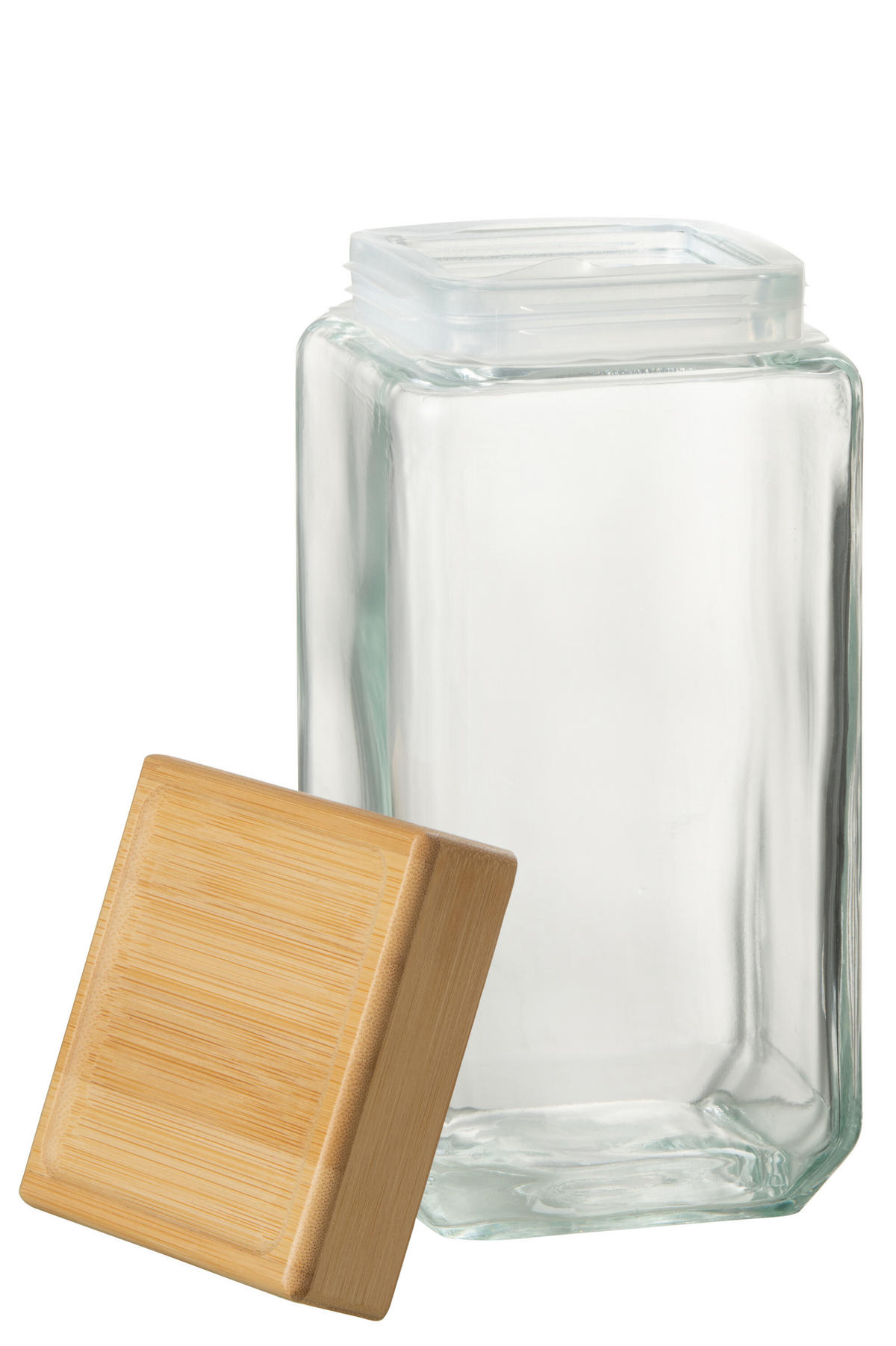 VORRATSGLAS BRAD - Glas - Transparant - Transparent, Glas (10.5/23/10.5cm) - J-Line