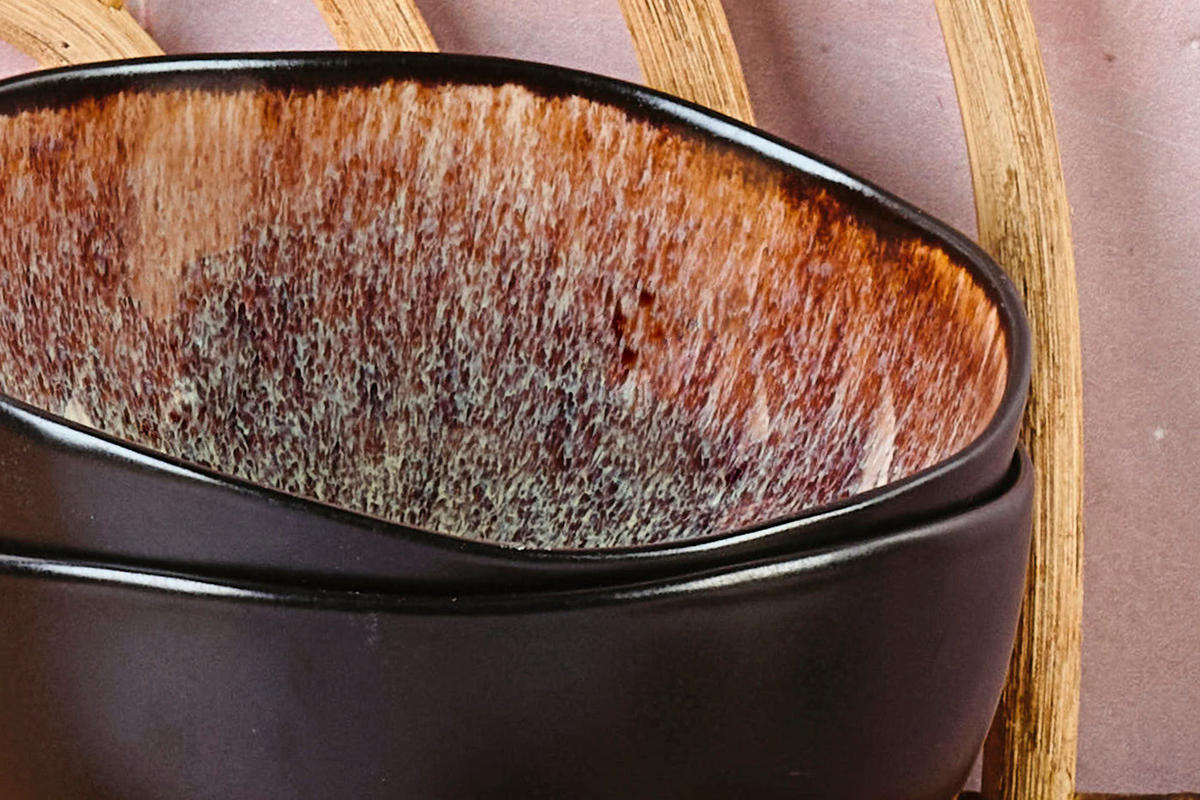 SCHALEN Iris Ø12cm - 6er-Set - Wildbraun - Braun, Keramik (12cm) - Björn