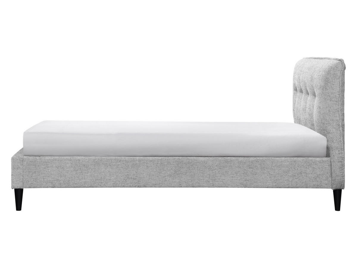 POLSTRBETT Abril 914Y - Schwarz/Grau, Holzwerkstoff/Kunststoff (120/200cm) - MIRJAN24