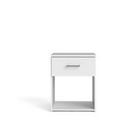 NACHTSCHRANK weiß - Weiß, Holzwerkstoff (38/48/36cm) - ebuy24