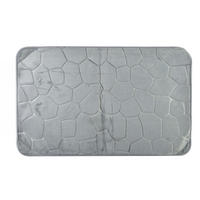 BADTEPPICH Zac Grau 80/50/2 cm Textilien - Grau, Textil (50/80cm) - Mondex