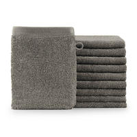 WASCHLAPPEN 10er-Set, 10x Waschlappen 15/20 cm, Grau - Grau, Textil (15/20cm) - Blumtal