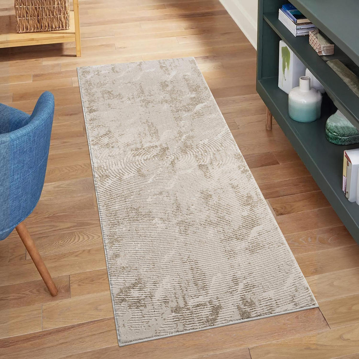 KURZFLOR-TEPPICH Antik 481 Beige 80x300 cm - Beige, Textil (80/300cm) - carpet city
