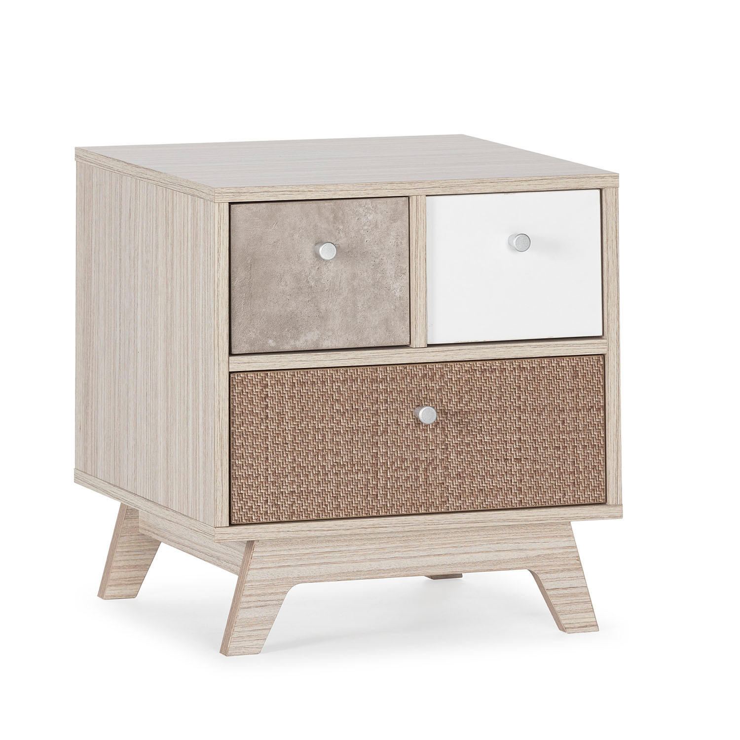 NACHTTISCH Maia - Multicolor, Holzwerkstoff (45/48/40cm) - VS Venta-stock
