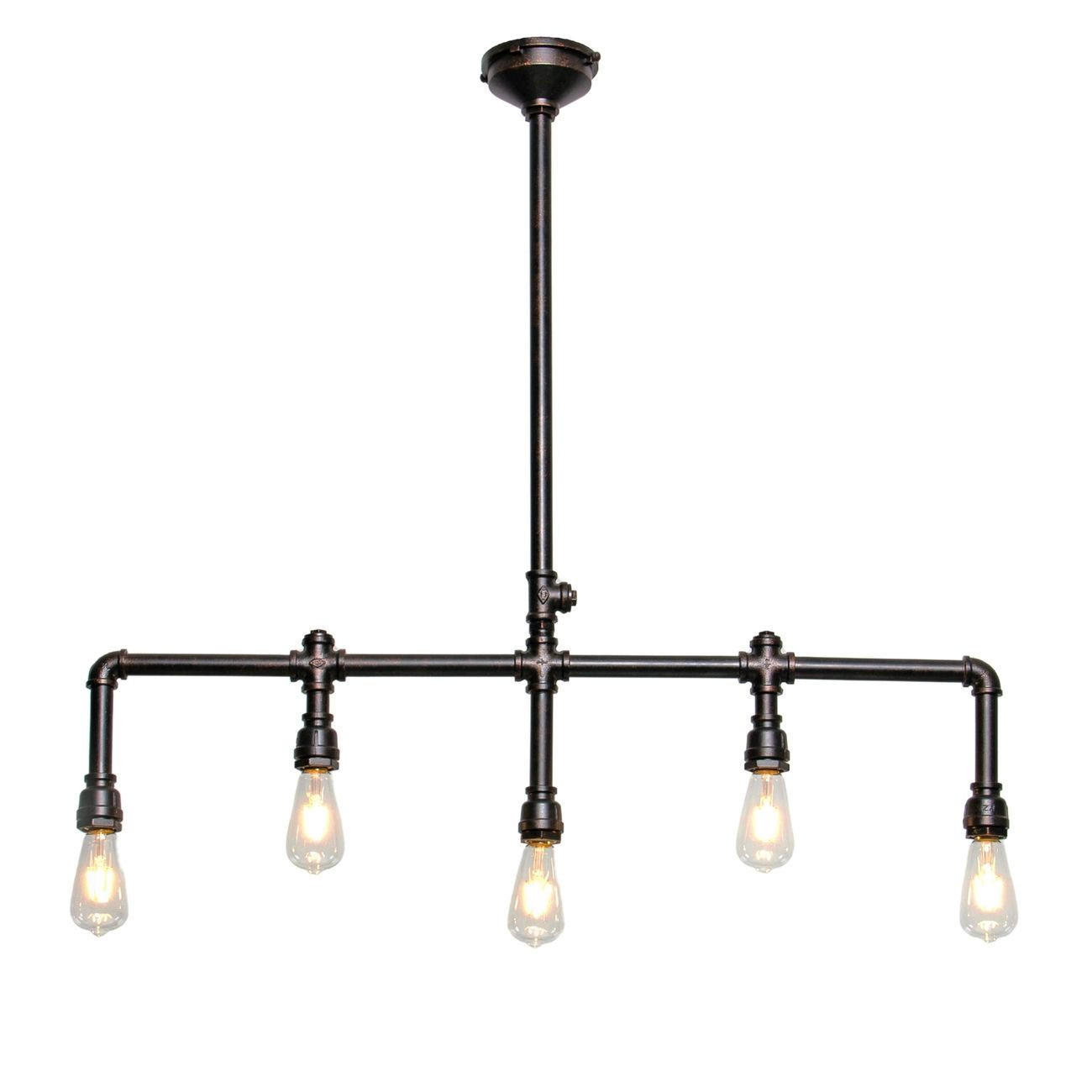 HÄNGELEUCHTE Luigi, Braun, 98cm - Braun, Metall (98/98/90cm) - KOSILUM