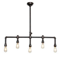 HÄNGELEUCHTE Luigi, Braun, 98cm - Braun, Metall (98/98/90cm) - KOSILUM