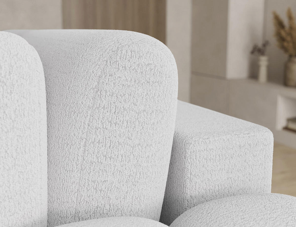 ECKSOFA COZION L-Form mit Schlaffunktion & Bettkasten – Modernes 3-Sitzer Sofa, HR-Kaltschaum, Wellenfederung, 267 × 165 cm - Schwarz/Weiß, Kunststoff (267/165cm) - Wohnideebilder