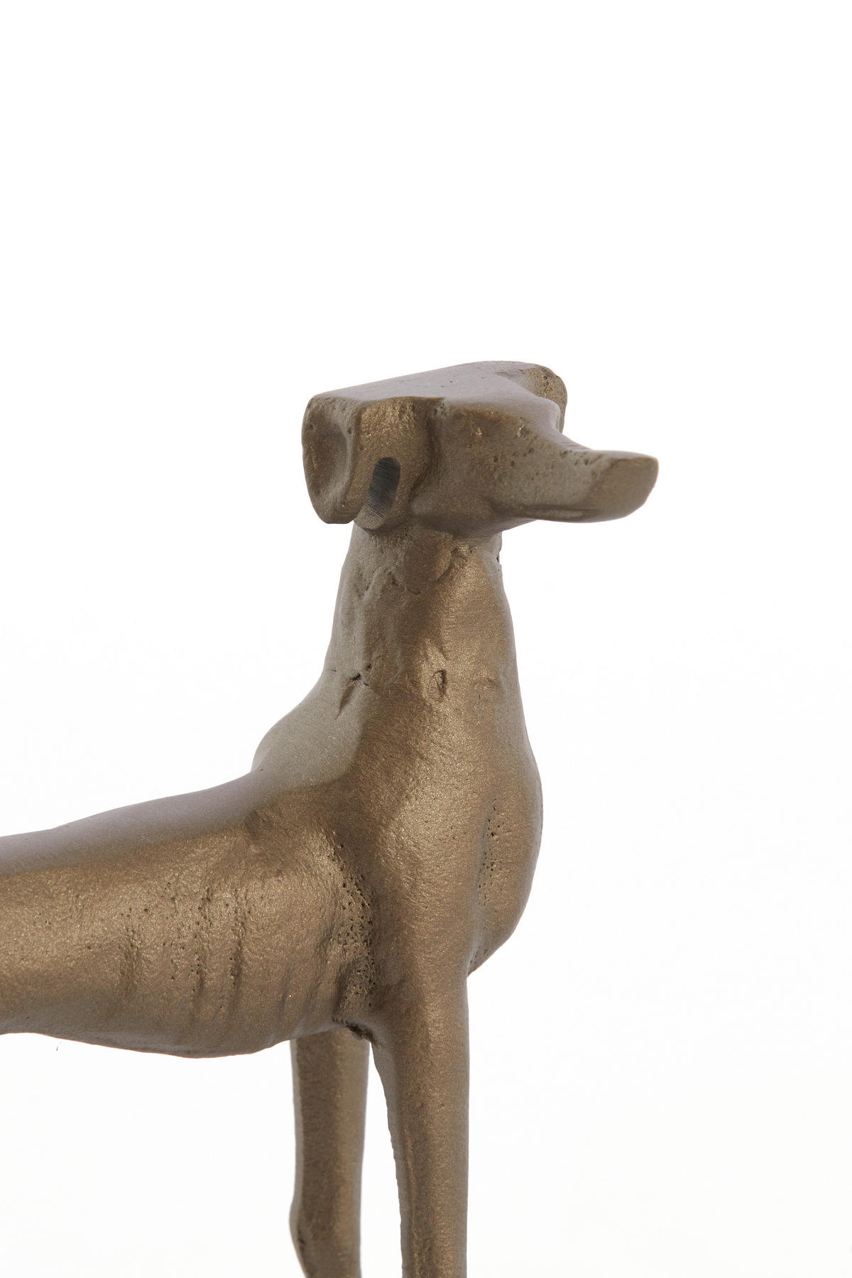 ORNAMENT Dogs Bronze 17/8/18 cm - Messingfarben, Metall (8/18/17cm) - Light & Living