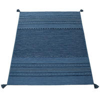 HOCHFLORTEPPICH 120/170 cm Kilim 217 - Blau, Textil (120/170cm) - Paco Home