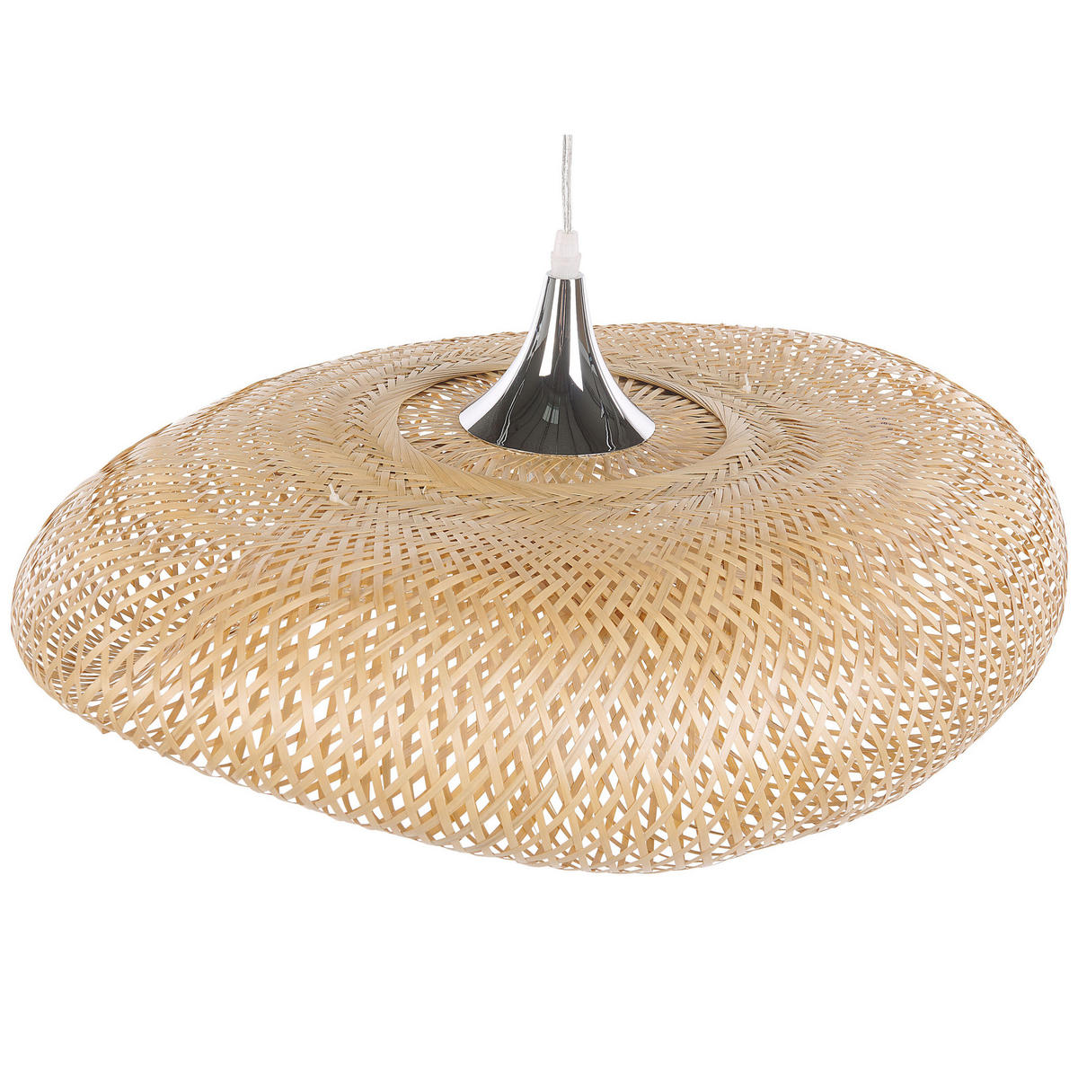 HÄNGELEUCHTE Boyne 80/80/118 cm - Hellbraun, Holz (80/80/118cm) - Beliani