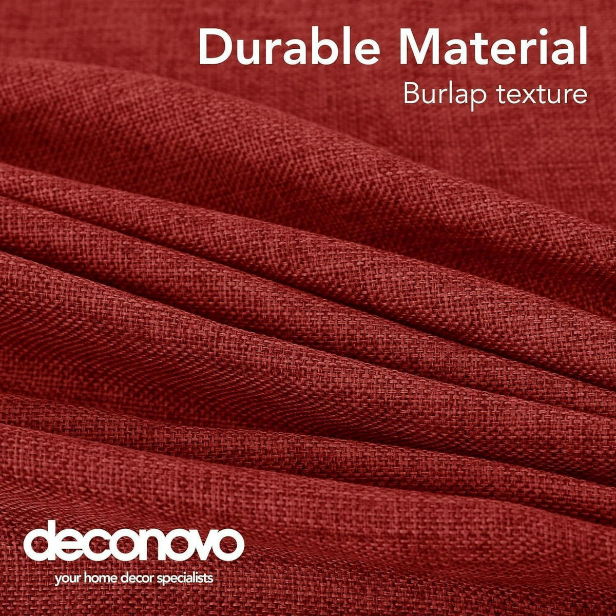 TISCHDECKE Leinenoptik Rot 300x150 cm - Bordeaux, Textil (300/150/1cm)