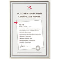 BILDERRAHMEN TrendstyleKst.Rahmen 21x29,7 cm Silber - Silberfarben, Kunststoff (23.8/32.8/1.7cm) - walther design