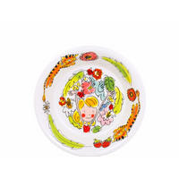 SCHALE Tigerparadies in Bunt - 16,5cm - Multicolor, Keramik (16.5/4/16.5cm) - Blond Amsterdam