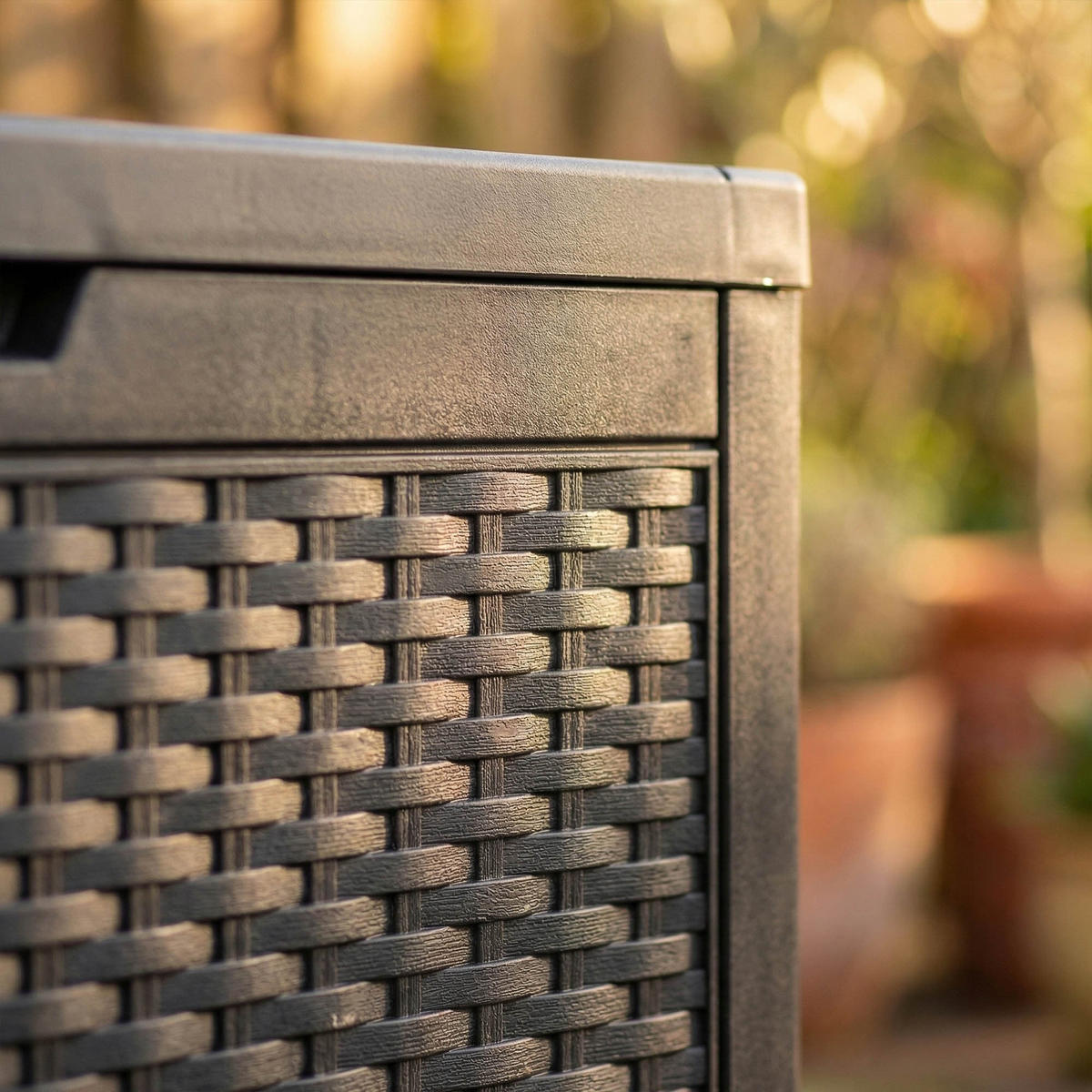 GARTENBOX 340L Schwarz - Schwarz, Kunststoff (119/58.8/51.7cm) - Akord