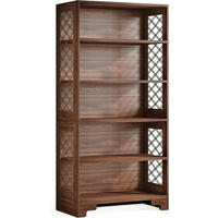 BÜCHERREGAL 180 cm Vintage 6-stufig - Braun, Holzwerkstoff (70/180/30cm)