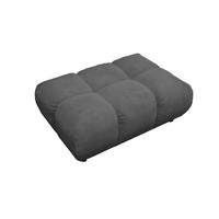 HOCKERBANK VIVIEN Anthrazit Cord - Anthrazit, Textil (108/41/73cm) - KAWOLA