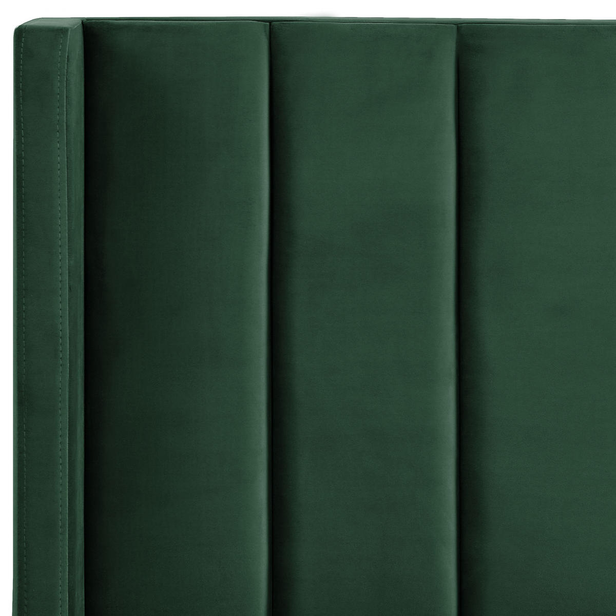 BETT mit Lattenrost 160x200 cm Grün Villette - Grün, Textil (160/200cm) - Beliani