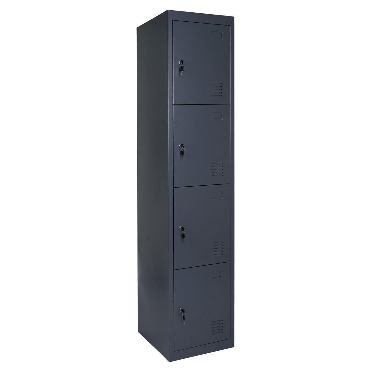 SCHLIESSFACH Anthrazit - Anthrazit, Metall (38/180/45cm) - MCW