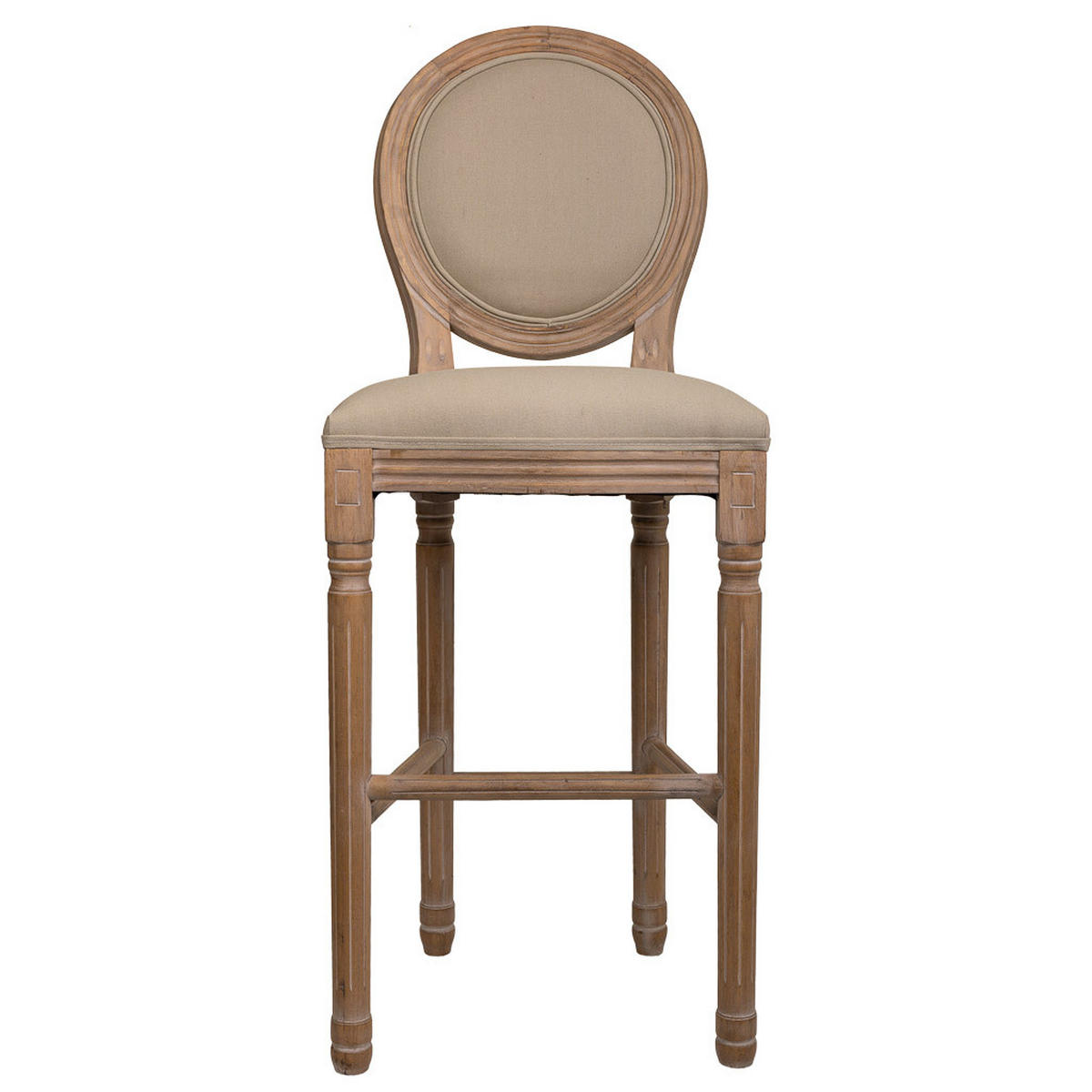 HOCKER auz Holz gepolsterter braun 48x42x76/121 cm - Braun, Naturmaterialen (48/121/42cm) - Wanderlust