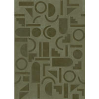 FOTOTAPETE - Geo Grün - Grün, Papier/Kunststoff (200/270cm) - LOOKS by W.Joop