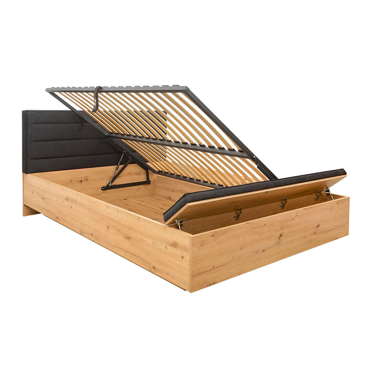 TODO - Schwarz, Holzwerkstoff (160/200cm) - Petits-meubles