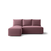 ECKSOFA mit Schlaffunktion SAVIO MINI Poso 130 Links - Flieder, Textil (200/140cm) - Bedante