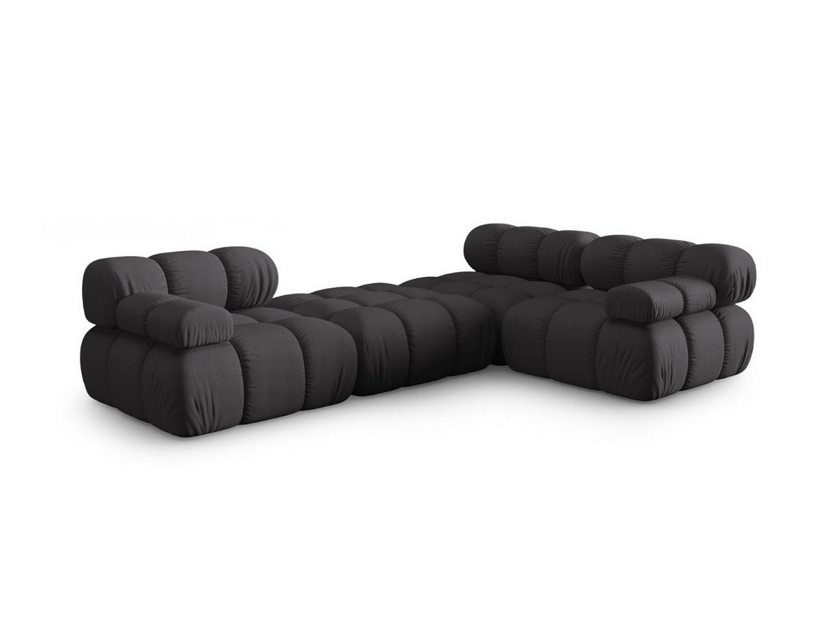 SOFA modular Bellis aus 3D-Stoff Expresso 4 Sitzplätze - Graubraun, Textil (188/70/282cm) - Micadoni