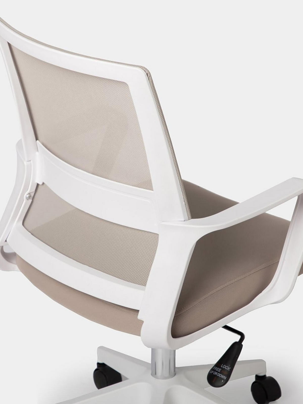 DREHSTUHL Bennet Beige 58 cm x 94 - 104 cm - Beige, Textil (58/94/59cm) - Kenay Home