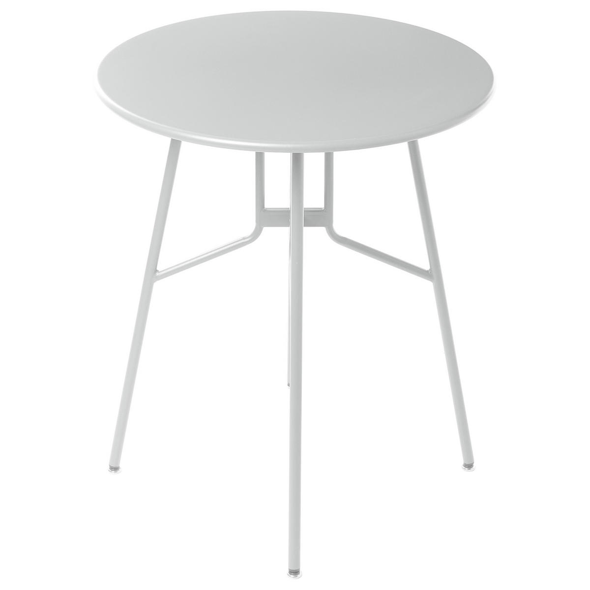 BISTROTISCH 64/64 cm Metall Grau Taltal - Grau, Metall (64/64/76cm) - Beliani