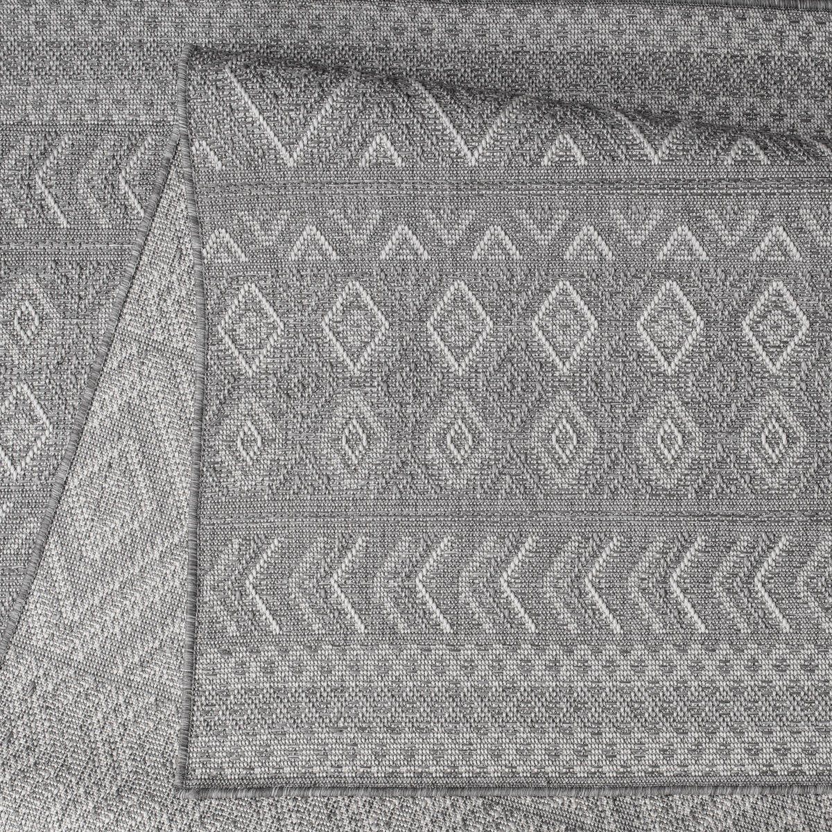 OUTDOORTEPPICH 80/150 cm Vermont 190 - Grau, Textil (80/150cm) - Paco Home