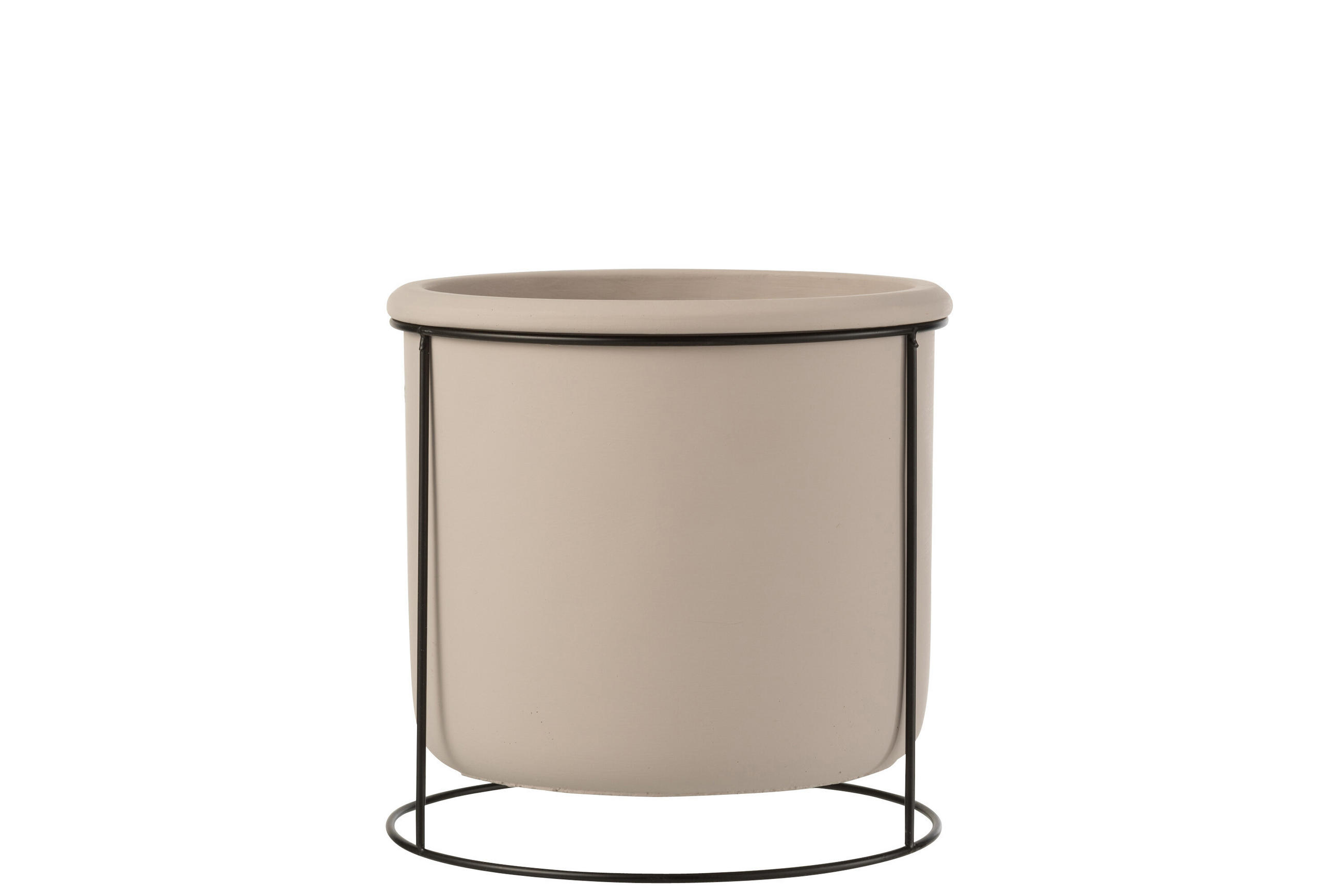 BLUMENTOPF HÄNGEND - Töpferei - Grau - L - Ø 20 cm - Grau, Keramik (20/19.5cm) - J-Line