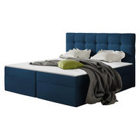 BOXBETT Nele - Blau, Holz/Holzwerkstoff (180/200cm) - MIRJAN24