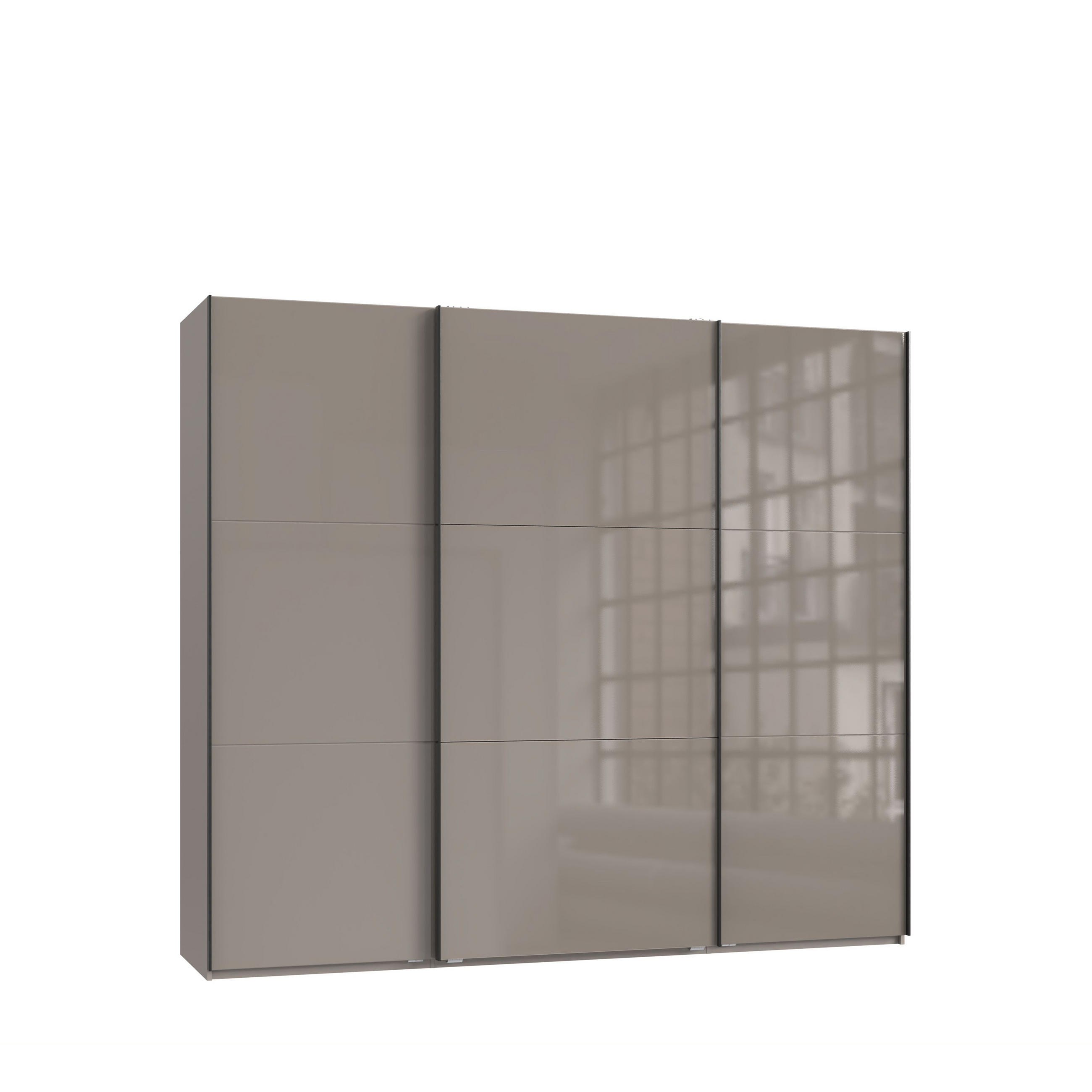 luma-home Schwebetürenschrank Sand 250x216x65 cm