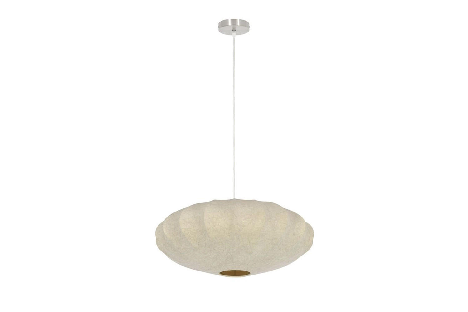 HÄNGELEUCHTE FAY Ø50x22 cm, Braun, Kunststoff - Braun, Kunststoff (55/55/22cm) - Light & Living