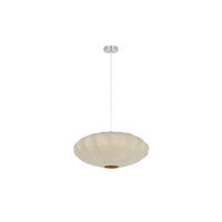 HÄNGELEUCHTE FAY Ø50x22 cm, Braun, Kunststoff - Braun, Kunststoff (55/55/22cm) - Light & Living