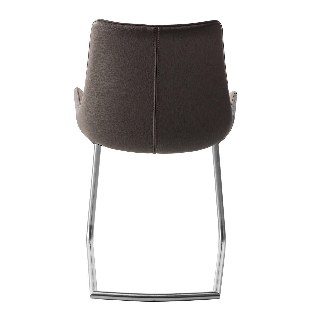 FREISCHWINGER - 2er-Set - Kunstleder - Braun, Kunststoff/Textil (54/89/60cm) - home24