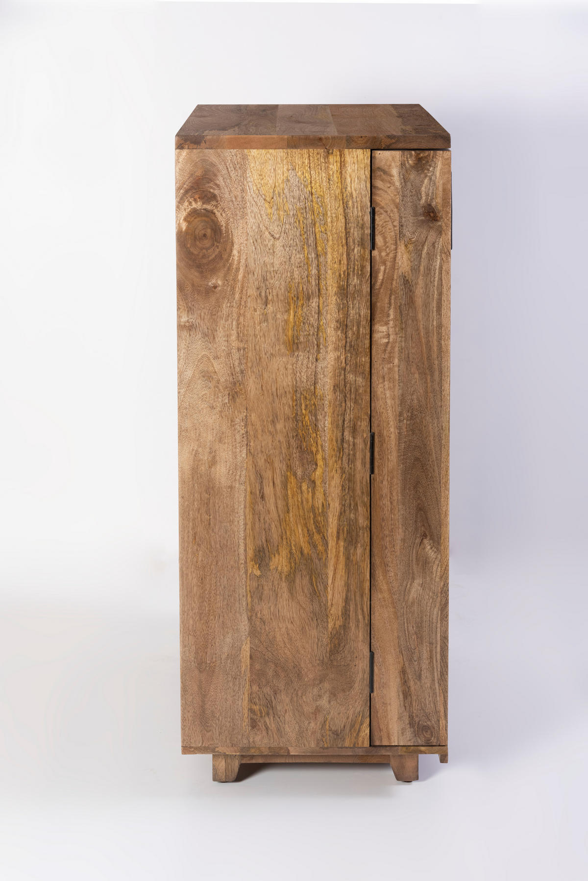 BARSCHRANK Oskar Mangoholz Braun 122x46x74cm - Braun, Holz (46/122/74cm) - DELUKE