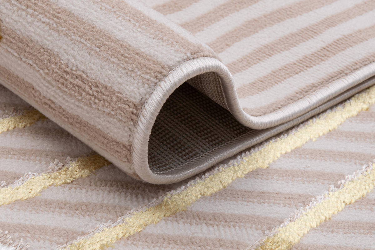 TEPPICH CRYSTAL Beige 140/200 cm - Beige, Textil (140/200cm) - Tapiso