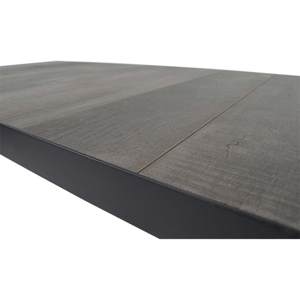 GARTENTISCH Castilla - Anthrazit - 160/90/74 cm - Dunkelgrau, Metall (160/90/74cm) - Lesli Living