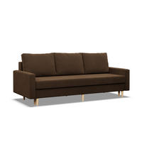 SOFA Blank braun 212/88/92 - Braun, Textil (212/88/92cm) - SIMKAM Furniture
