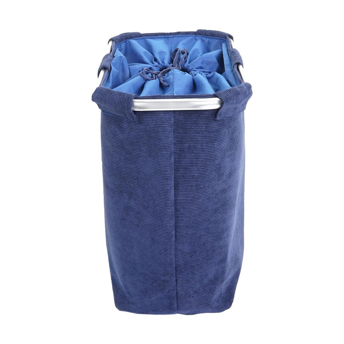 KOŠ NA PRÁDLO Modrý - modrá, textil (49/56/30cm) - MCW