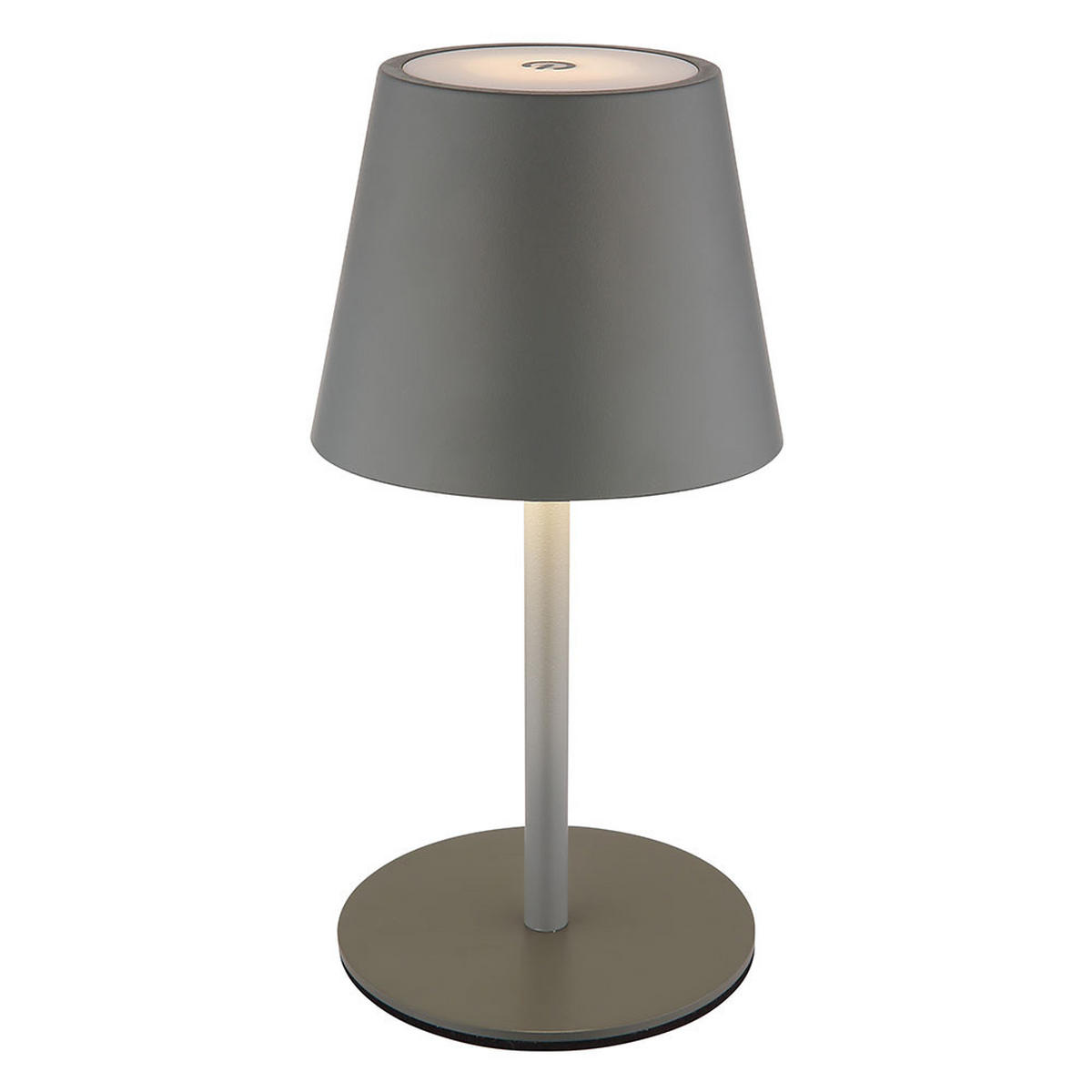 LED Tischleuchte VANNIE I Grau 2er Set - Grau, Metall (11.5/11.5/36cm) - Globo Lighting