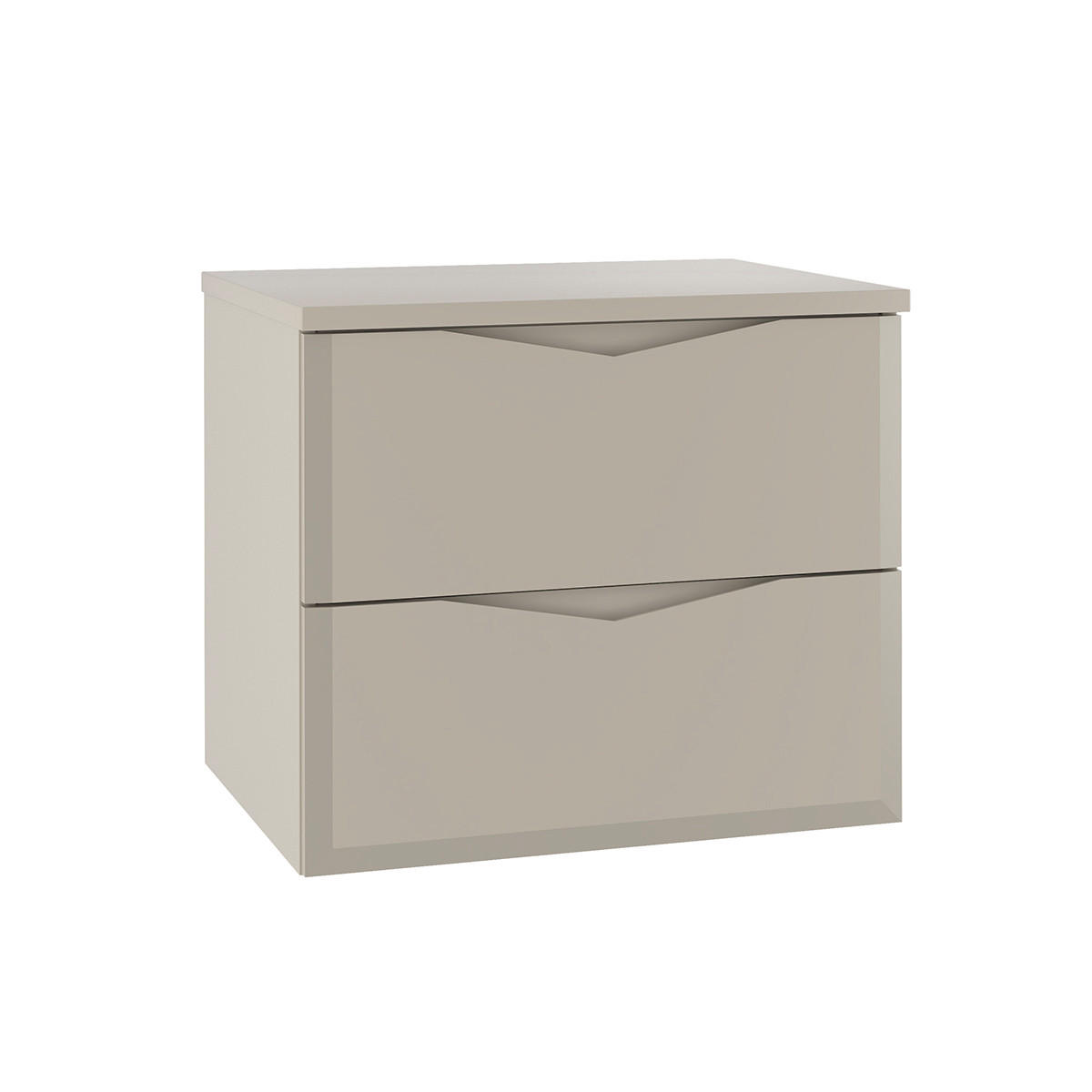 WASCHTISCHUNTERSCHRANK 60.6cm Ellie Kaschmir - Beige, Holzwerkstoff (60.6/52.2/46.5cm) - Petits-meubles