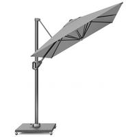 AMPELSCHIRM eckig 3 x 2 m Voyager T¹ Basic 360° kippbar hellgrau/anthrazit - Hellgrau, Metall (200/300cm) - Platinum
